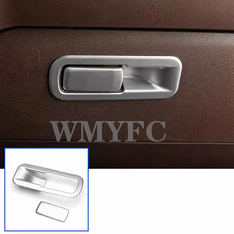 2Pcs/Set Car Copilot Glove Box Door Bowl Handle Cover Trim for BMW X1 F48 2016 2017 2018 2019 2020 2021