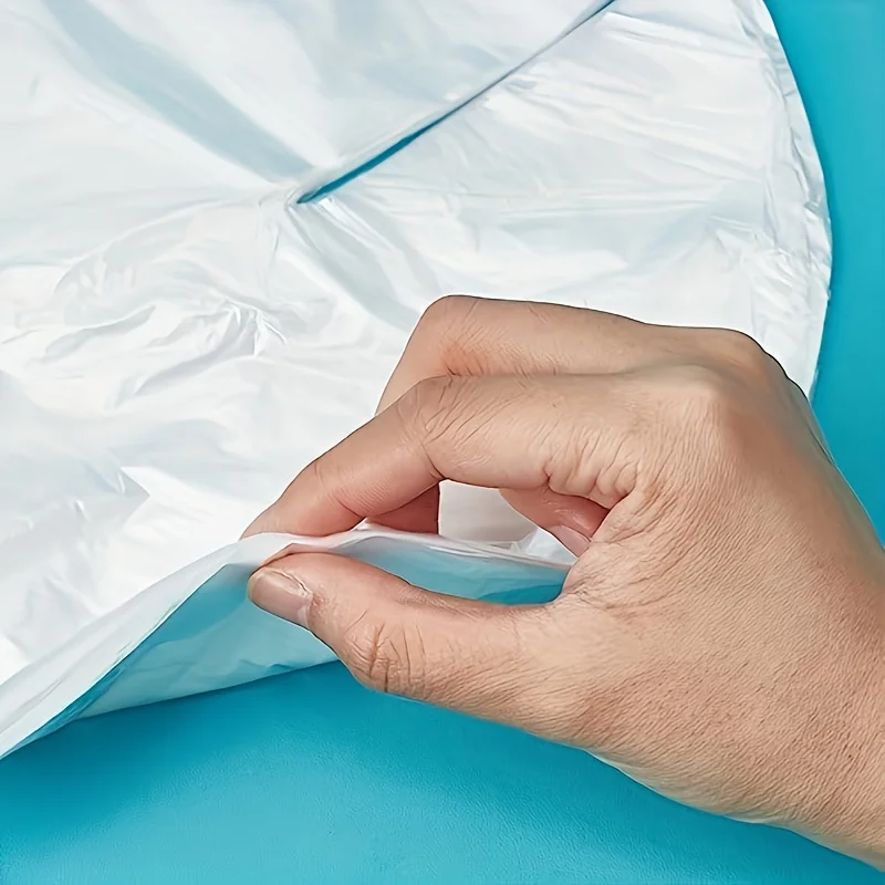 100 قطعة من قناع الرقبة، قفل مائي للرقبة، أداة ترطيب ملفوفة للعناية بالرقبة للاستعمال مرة واحدة - يقلل من تجاعيد الرقبة البلاستيكية #2