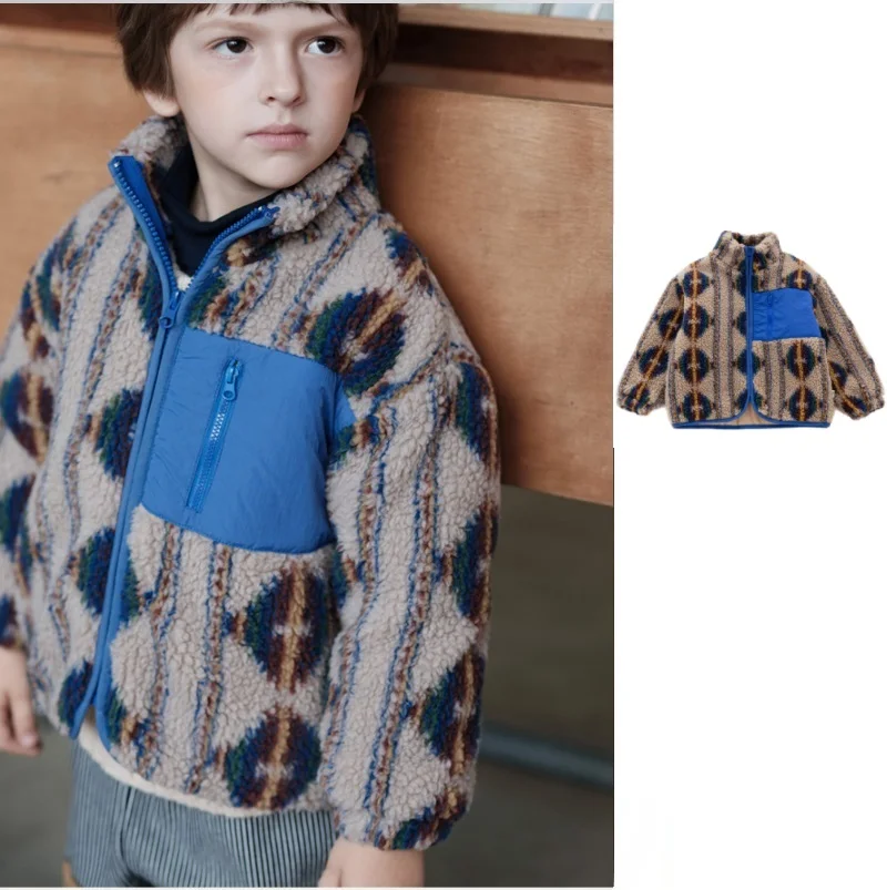 

Детская куртка 2025, новая зимняя утолщенная теплая куртка с высоким воротом для мальчиков и девочек, приятная для кожи хлопковая куртка из чистого хлопка