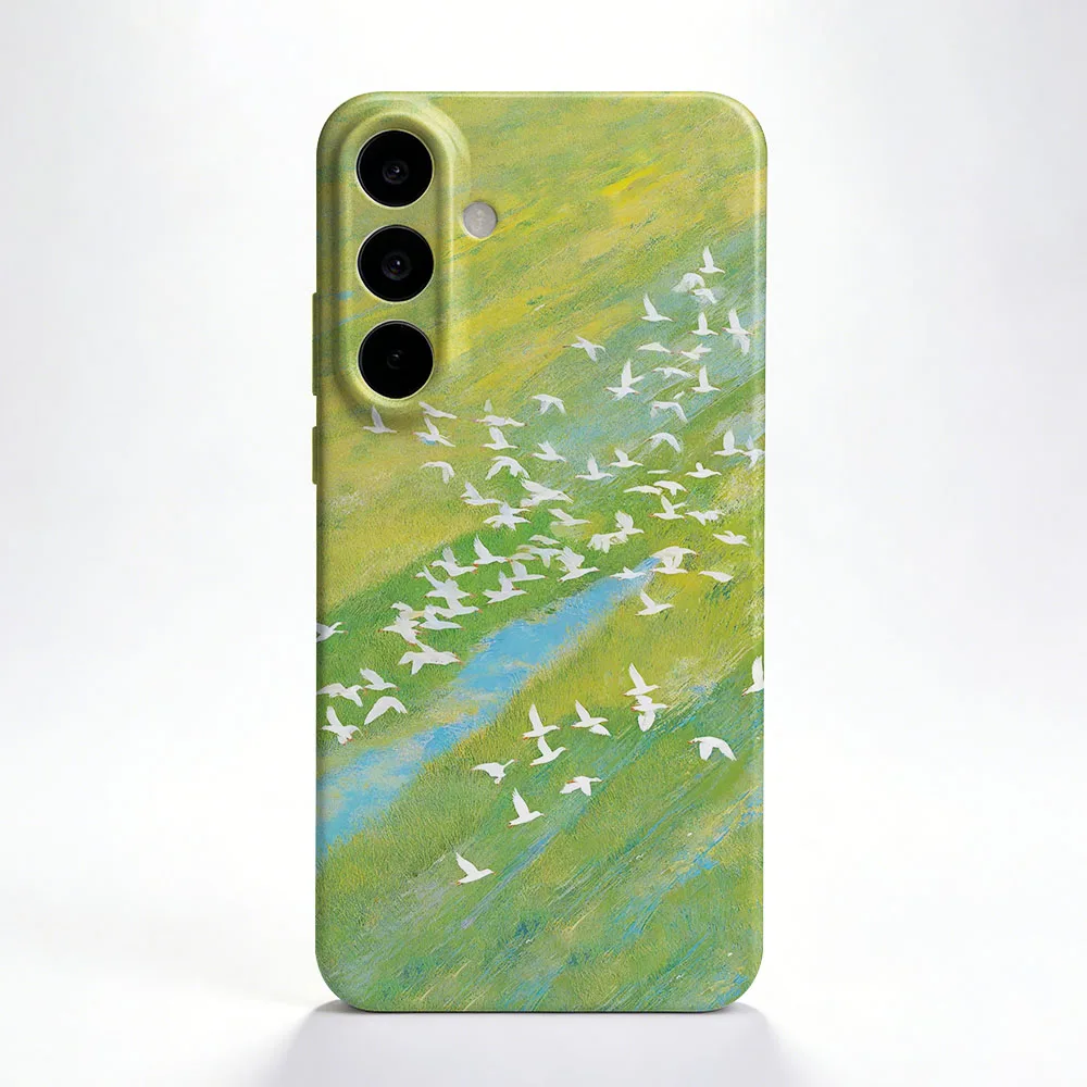 Phone Case For Samsung S26 S25 S24 S23 S22 Plus S21 Ultra Edge S23 S24 S25 FE Artistic Oil Painting Hard PC Shockproof Cover