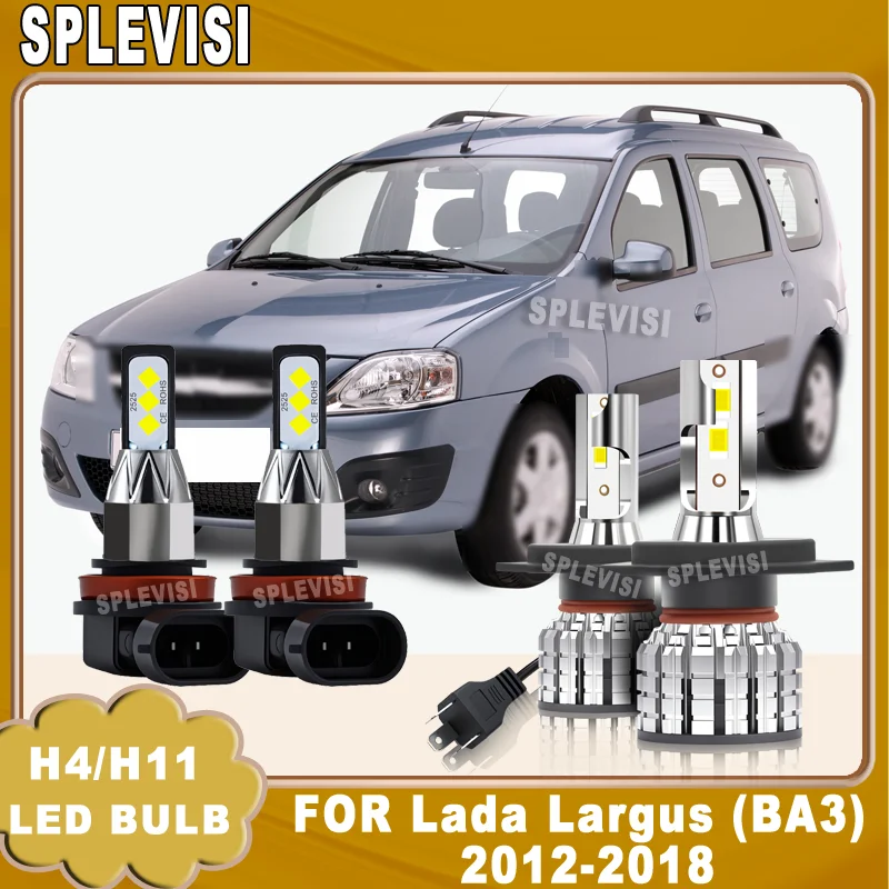 Strengthened Night Driving Stability 2-4pcs LED Headlight Fog Light For Lada Largus (BA3) 2012 2013 2014 2015 2016 2017 2018