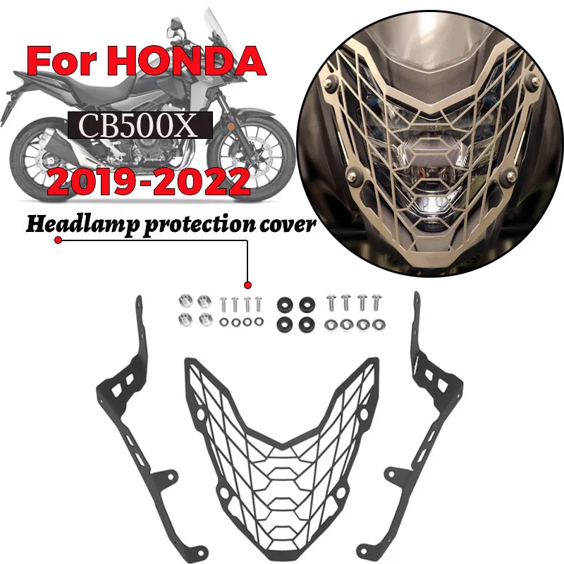 

Headlight Cover Protection Grille Mesh Cover For HONDA CB 500 X 2019 2020 2021 2022 Motorcycle Headlight Protection