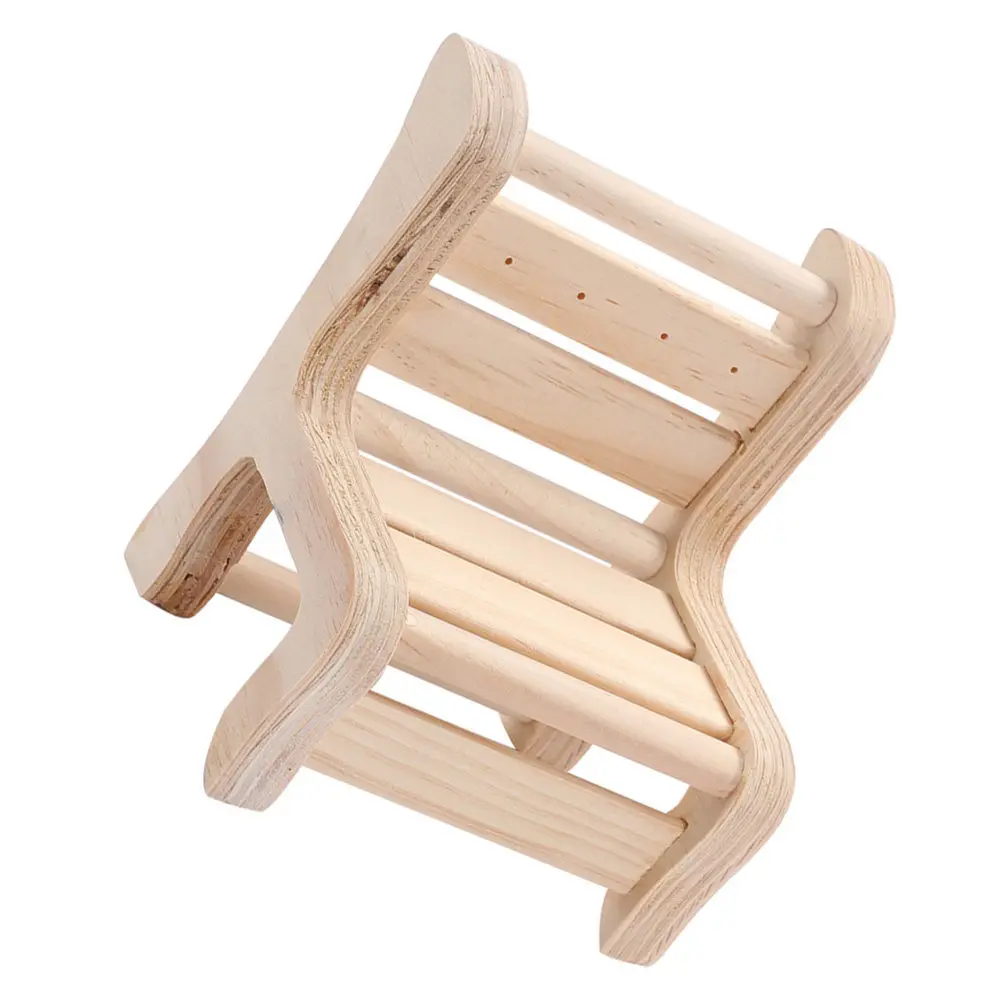 

Многофункциональная деревянная подставка для украшений в форме табурета, декоративная витрина для серег, держатель для браслетов и ожерелий, настольный/прикроватный органайзер