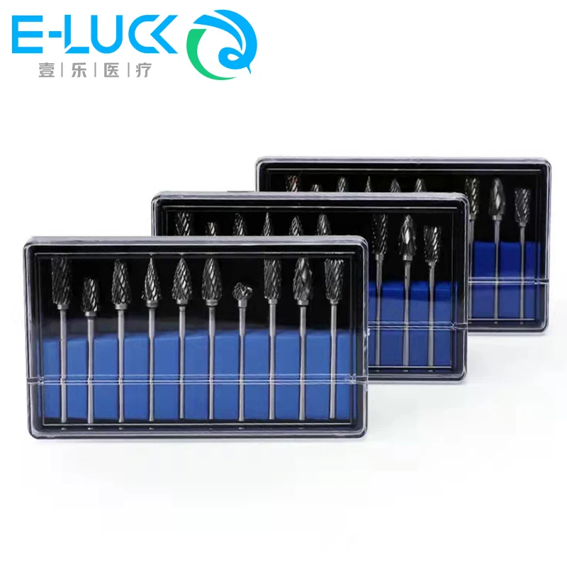 Dental Carbide Burs Tungsten Steel 2.35mm Burs Tooth Drill Dental Lab Materials A04