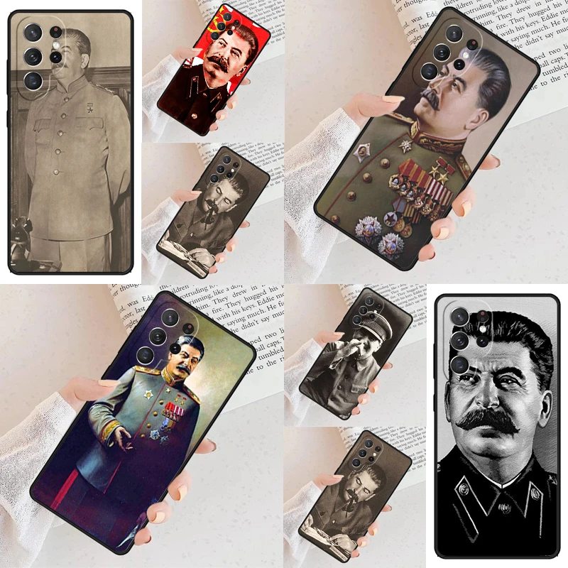 Russian Stalin Ussr Cell Phone Case for Samsung Galaxy S26 Ultra S25 S24 S23 S22 S21 S20 Note10 Cover