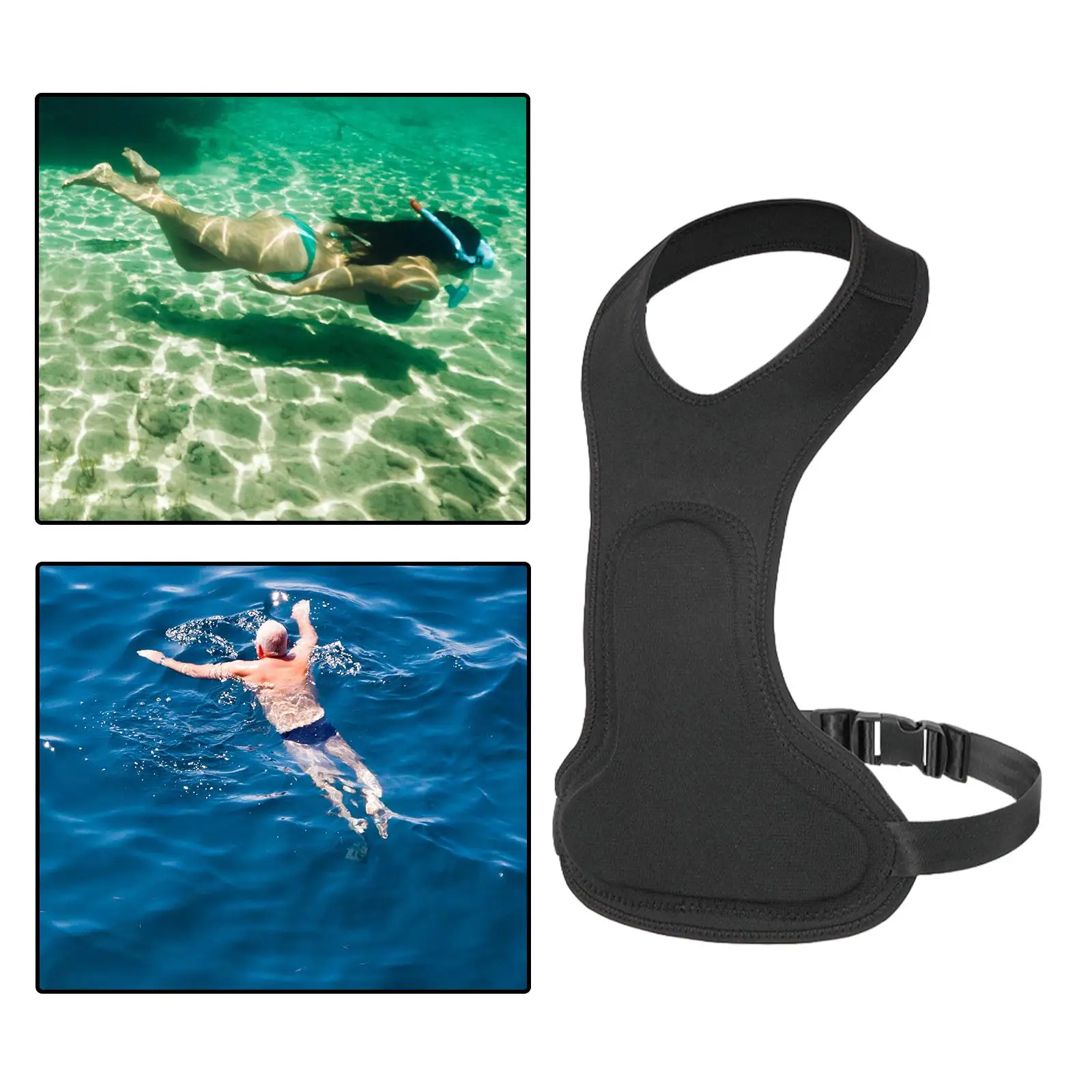 

Diving Breast Vest Neoprene Protective Women Men Adjustable Waist Belt Chest