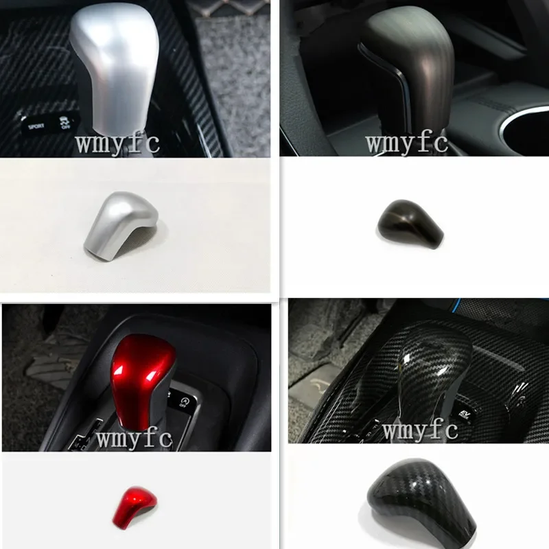 ABS for Toyota Corolla E210 Camry Yaris Avalon Interior Accessories Car Gear Shift Lever Knob Handle Frame Cover Trim 2018-2021