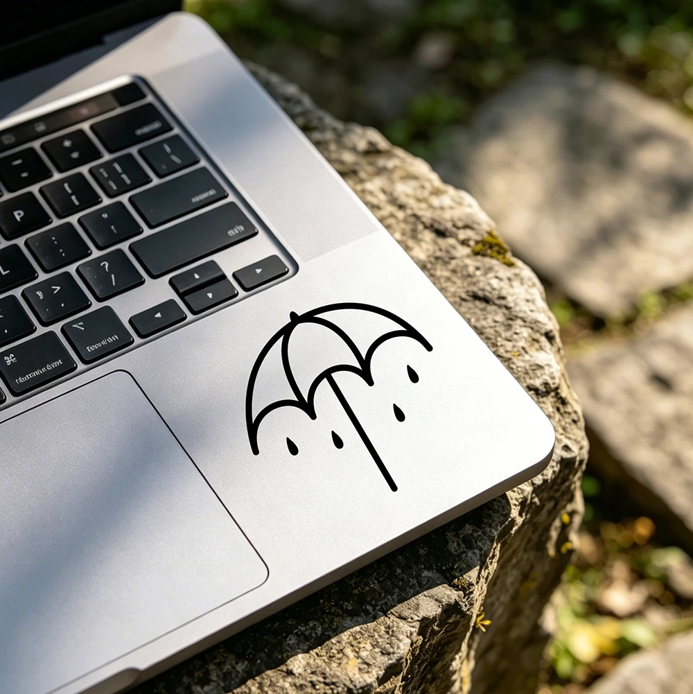 Bring Me The Horizon Decal Umbrella Vinyl Art Stickers Minimalist Umbrella Decals Car Window Laptop Sticker Decoration