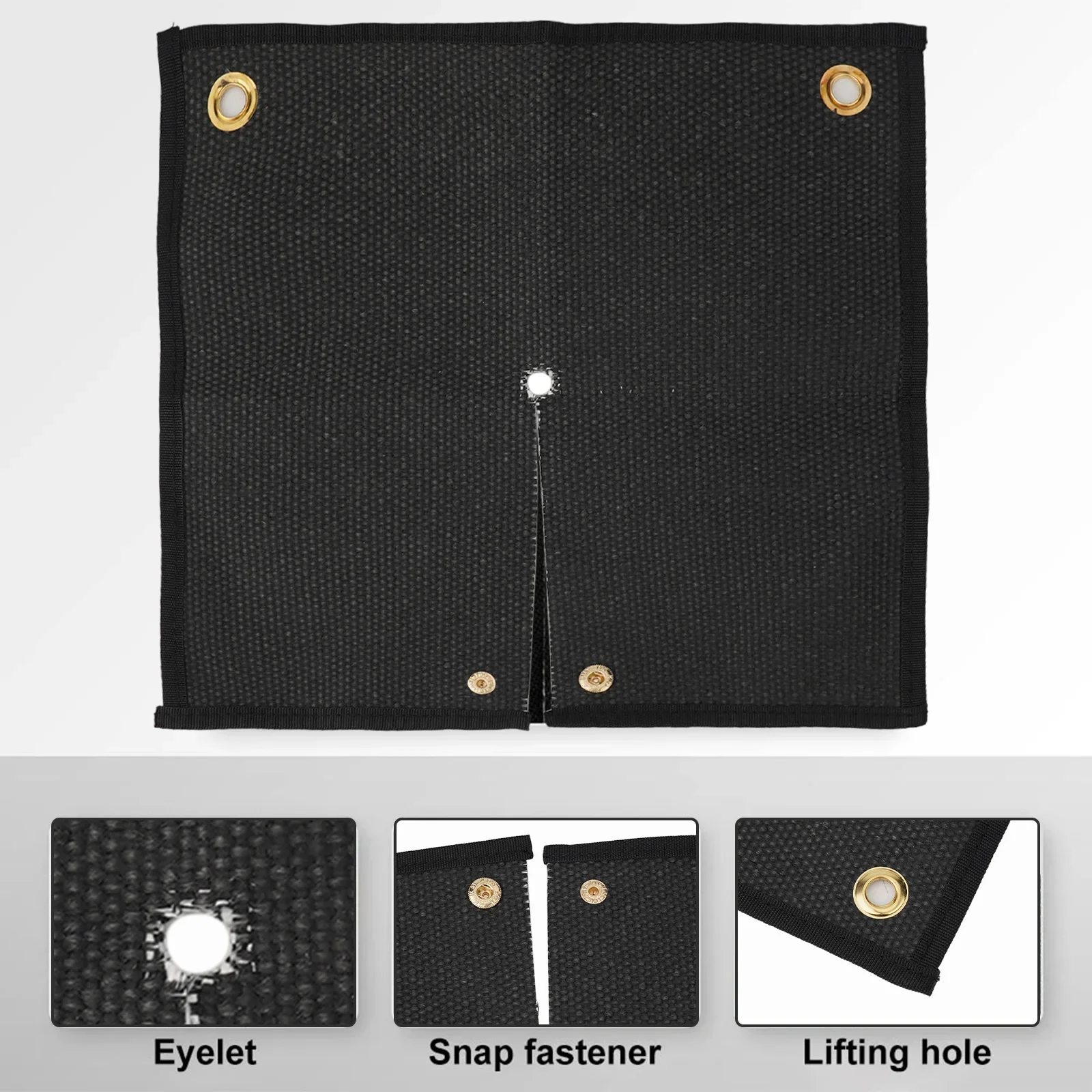 Snap Button Welding Blanket  Thicker and Softer Material  Reliable and Protection  Suitable for Various Heat Insulation Needs