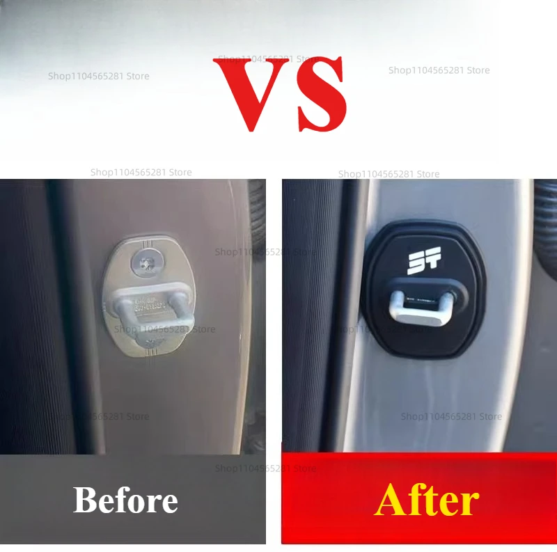 For Chery Jetour G700 2025 2026 Car Silicone Door Lock Protective Cover Anti-Collision Shock Absorbing Pad Accessories