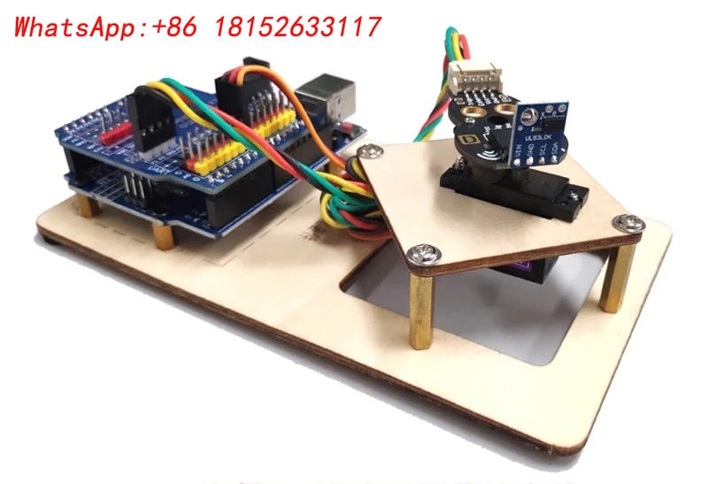 hacer-kit-de-alcance-de-escaneo-de-radar-con-sensor-ultrasonico-compatible-con-el-programa-de-envio-de-la-placa-de-control-arduino