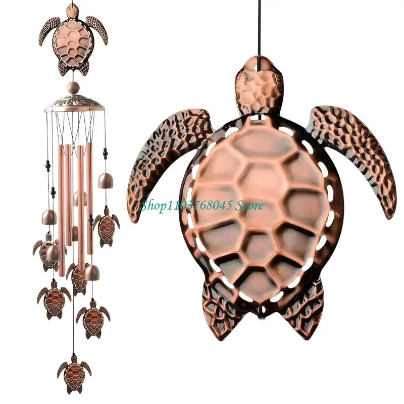R53F Delightful Metal Wind In Playful Animal Generates Peaceful Sounds For Balcony Enhances Outdoor Aesthetic