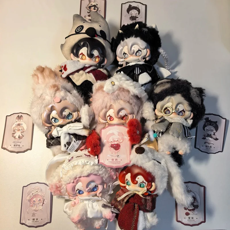 

Moonin Enchanted Night Series Blind Box Cute Vinyl & Plush Dolls Bag Charms Surprise Boxes Collectible Gifts In Stock