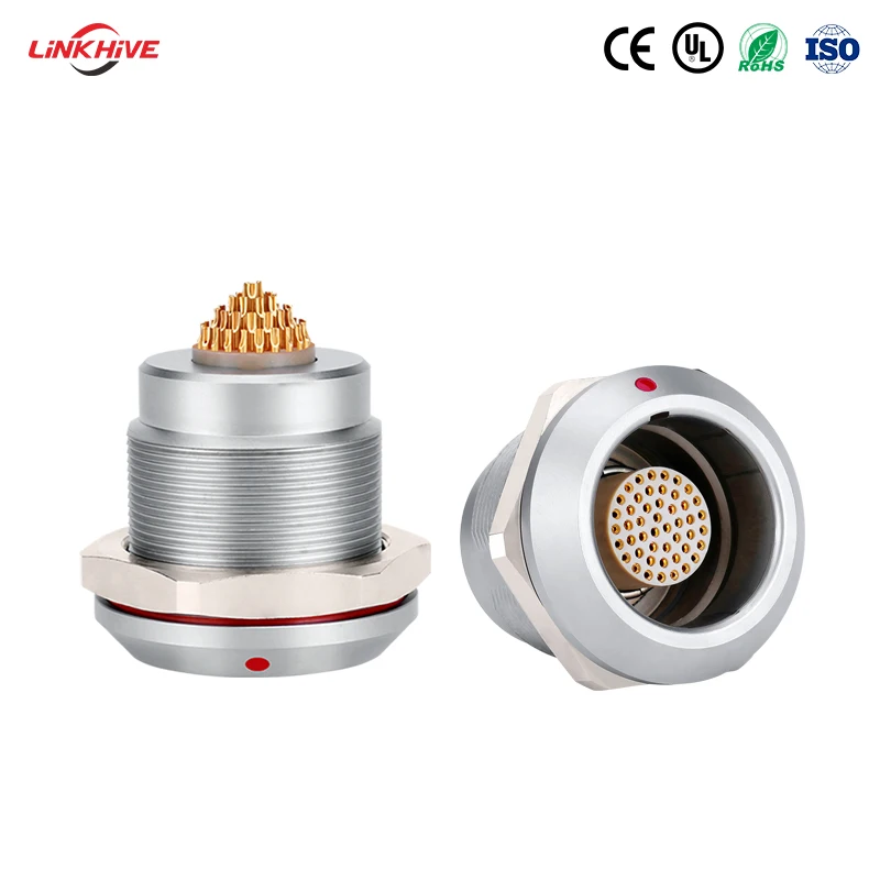 High Quality China-made LHJM EGG K Series Industrial Multi-Pin China Supplier 1-4K Connectors Self-locking Push-Pull Connectors