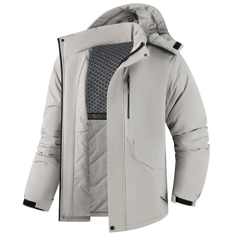 

Parkas Men's New Warm Winter Outdoor Sports Parkas Graphene Windproof Waterproof Cotton Men's Clothes Couples Windproof Parkas