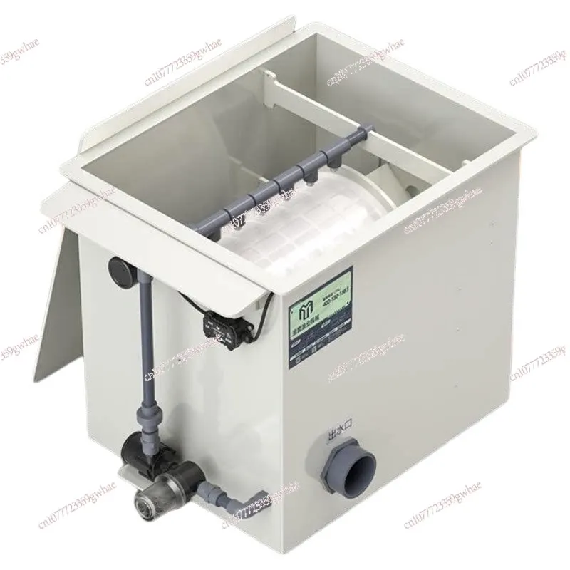 Fish pond automatic backwash cycle fish stool separation filter