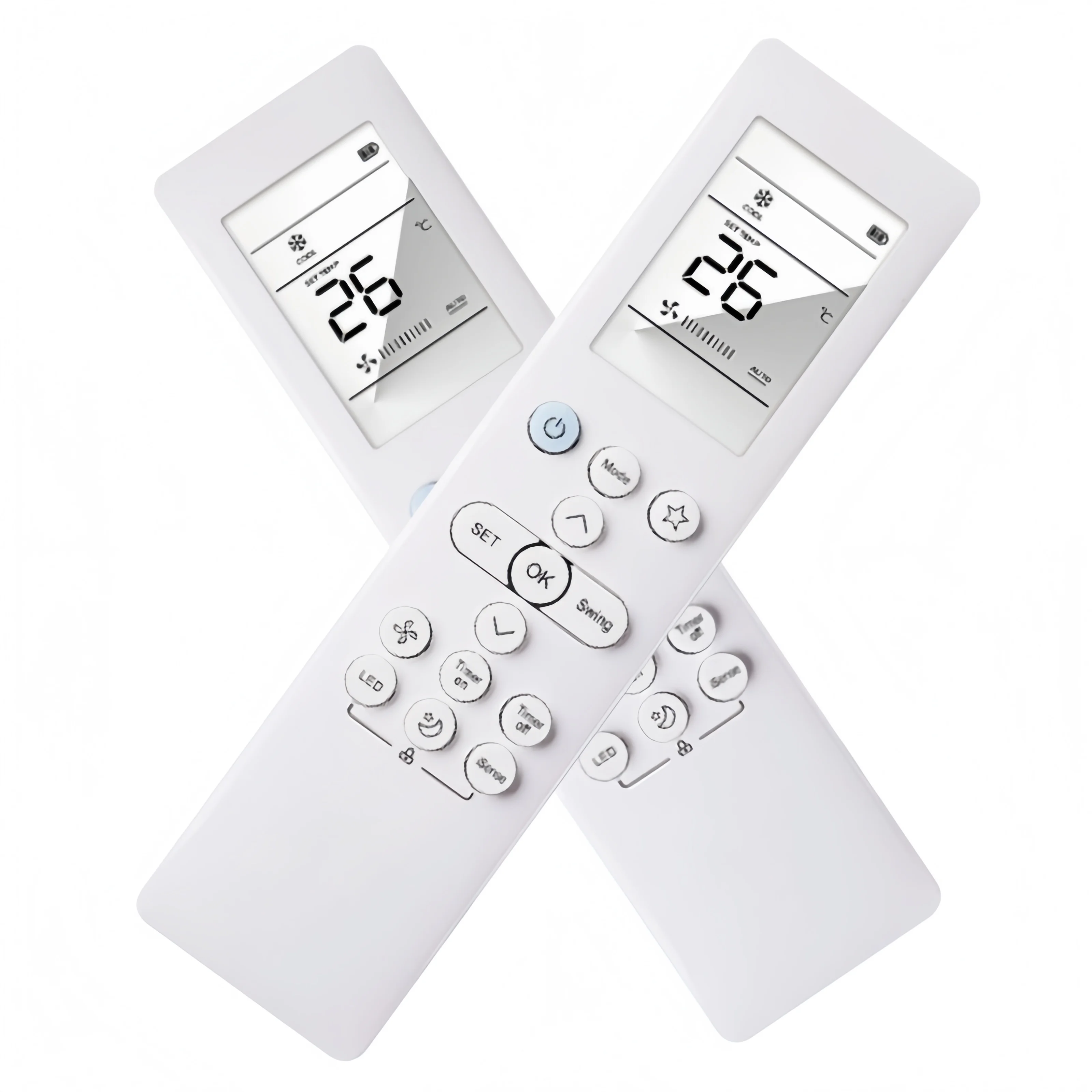 Air Conditioner Remote Control RG10F-E-BGEF HVAC Replacement Spare Parts Compatible with Various Models Accessory