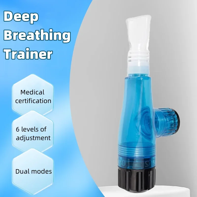 Deep Breathing Trainer Pulmonary Function Lung Capacity Recovery Exercise Abdominal Breathing Deep Training Health Care