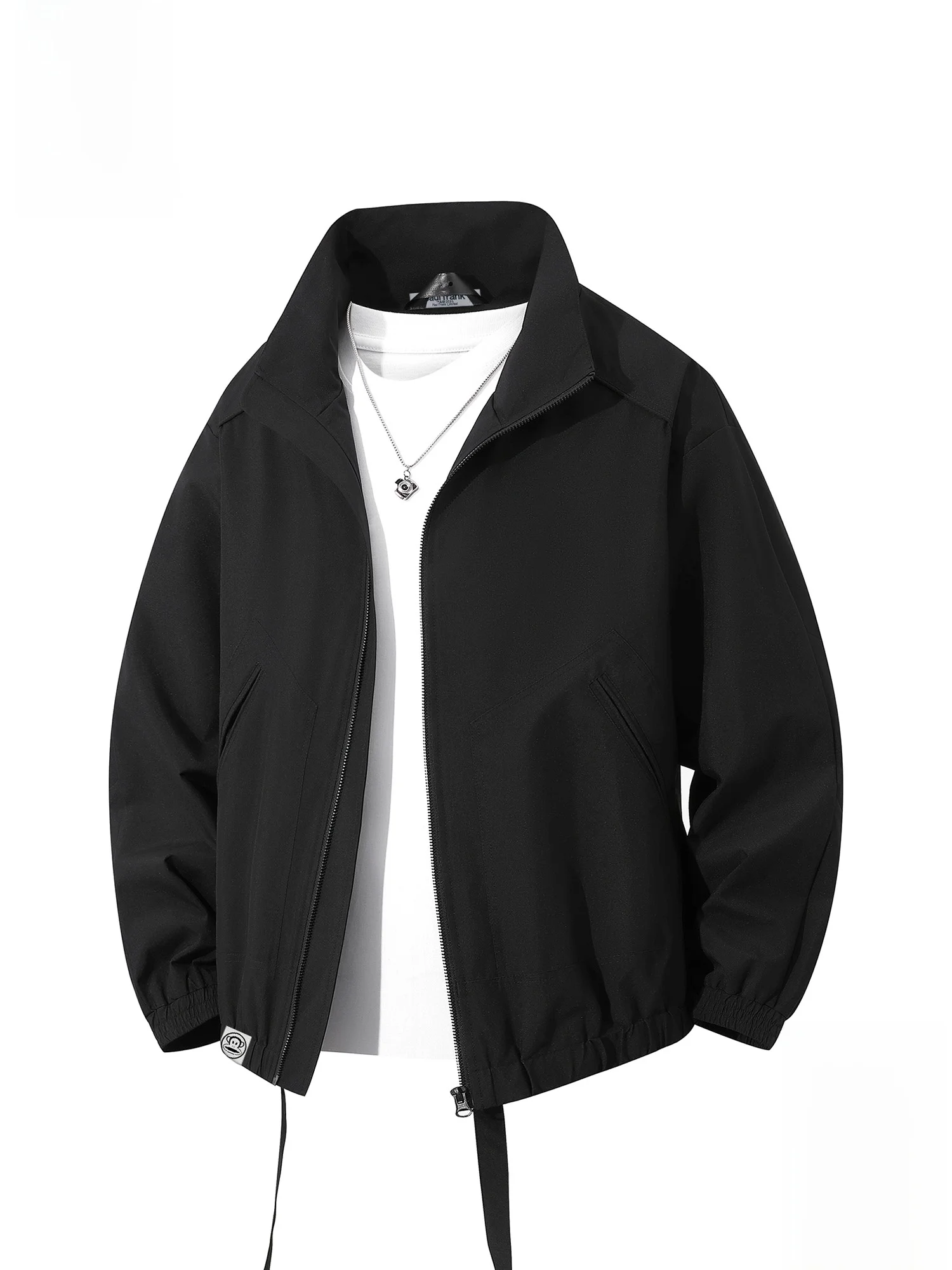 

Casual Loose Fit Pilot Jaet Men's Monkey Stand Collar Spring 2026 Faionable Youth Polyester Fiber Long Sve ...