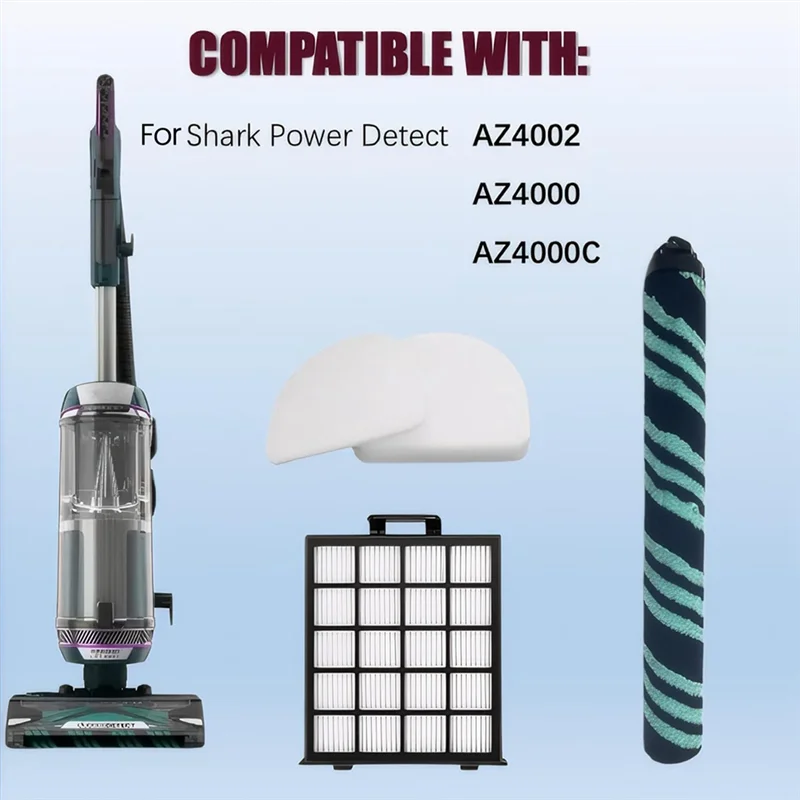 ABRW-AZ4002 Filtro Per Shark Detect Pro/Shark Power Detect Aspirapolvere Verticale AZ4000 AZ4002 AZ4000C Spazzola Principale Rullo Filtri