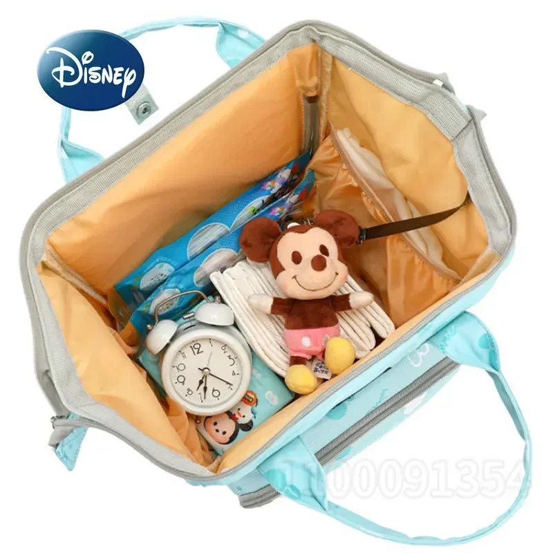 Disney Mickey Original Neue Windel Tasche Rucksack Luxus Marke Baby Windel Tasche Große Kapazität Multi-funktion Cartoon Baby Tasche