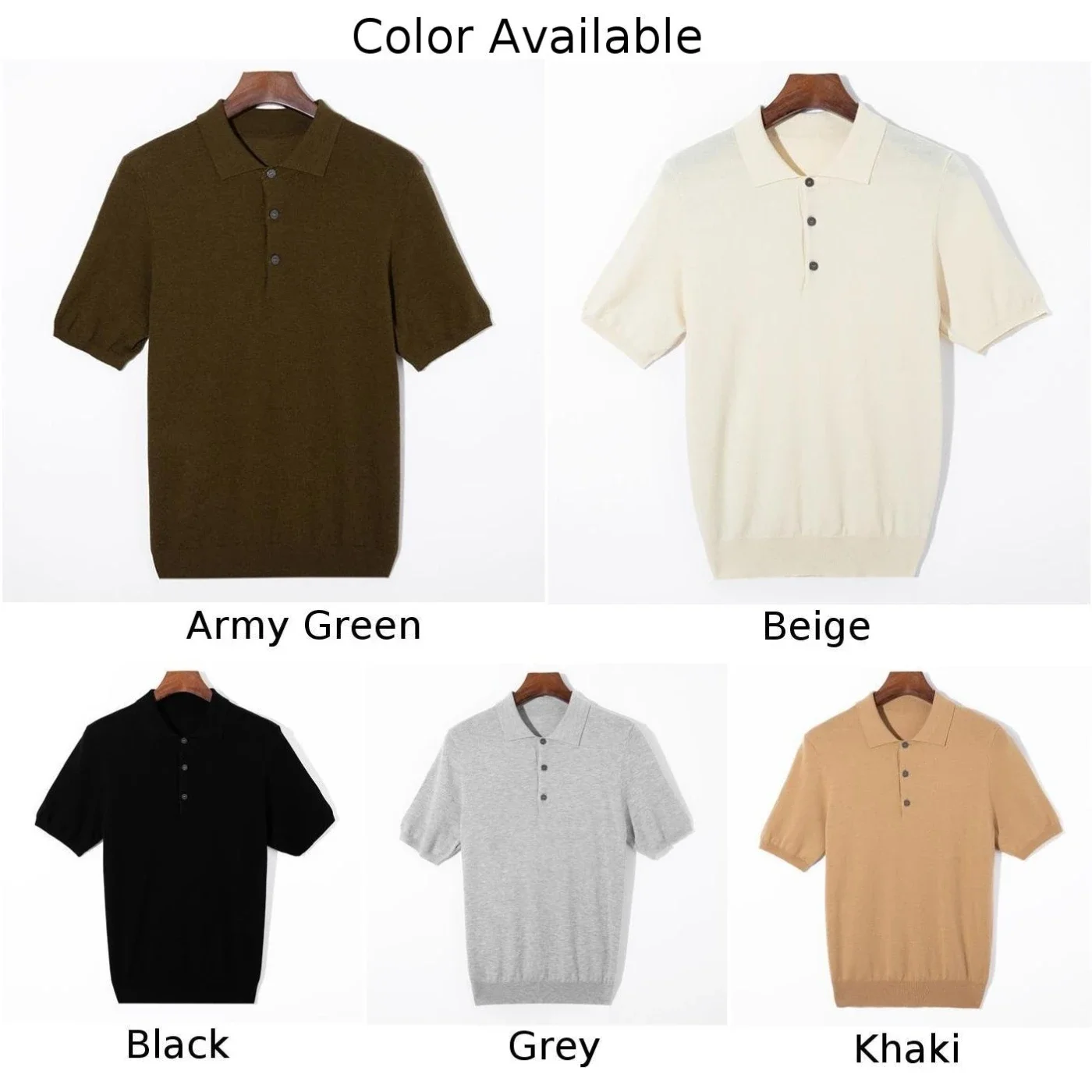 メンズ半袖スリムニットシャツ,レトロセーター,高品質,ファッショナブル