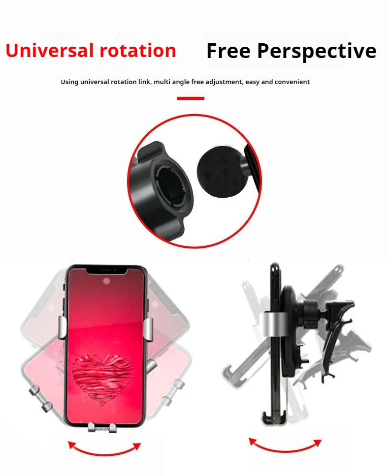Mobile Phone Bracket Air Vent Mount Call Phone Holder Support For Chevrolet Equinox Accessories 2017 2018 2019 2020 2021 2022 view 3