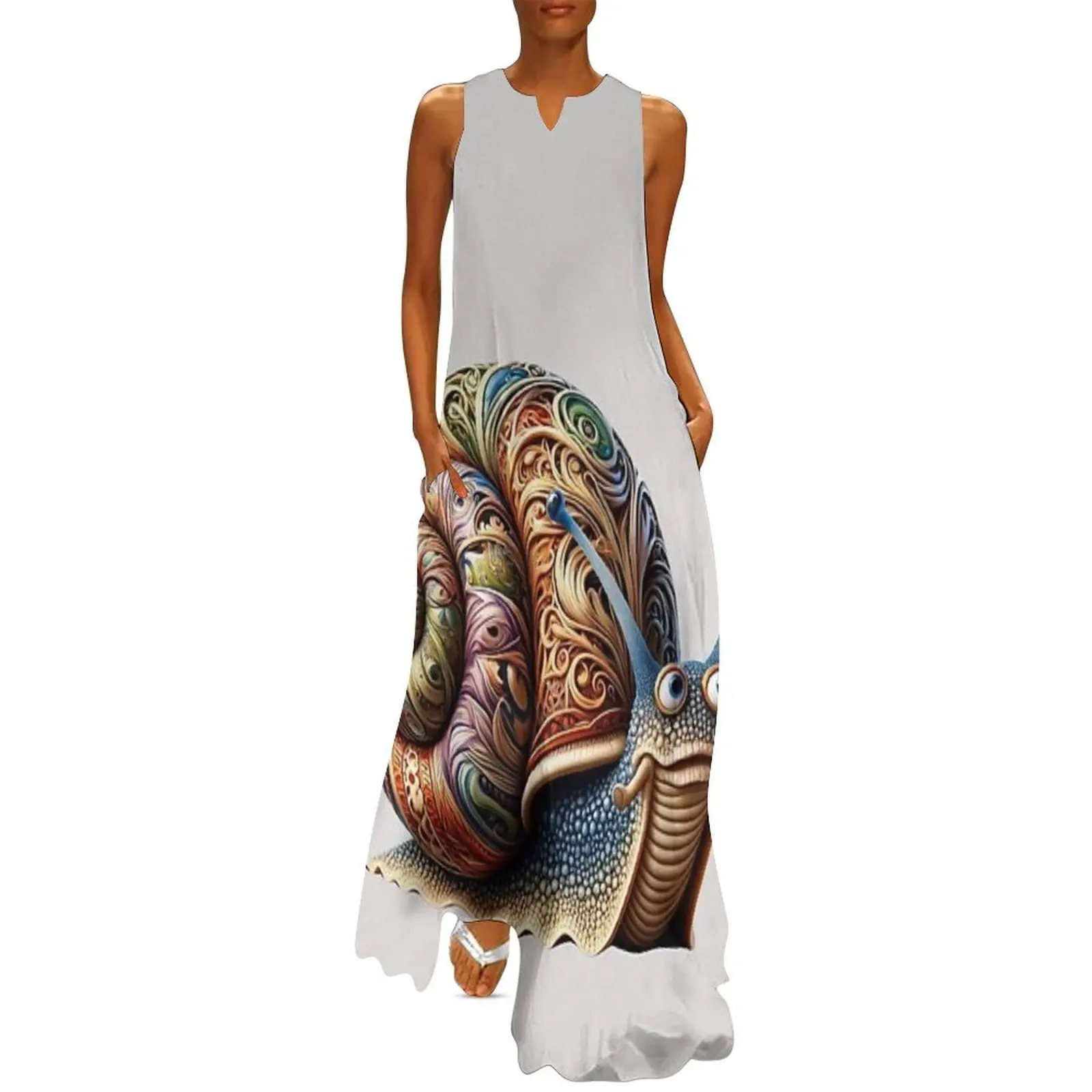 

Colorful happy snail Long Dress wedding dresses for woman summer woman dress 2025 dresses for women 2025 luxury designer party