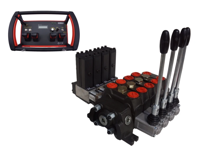 

4 TT Proportion Hydraulic valves Remote control