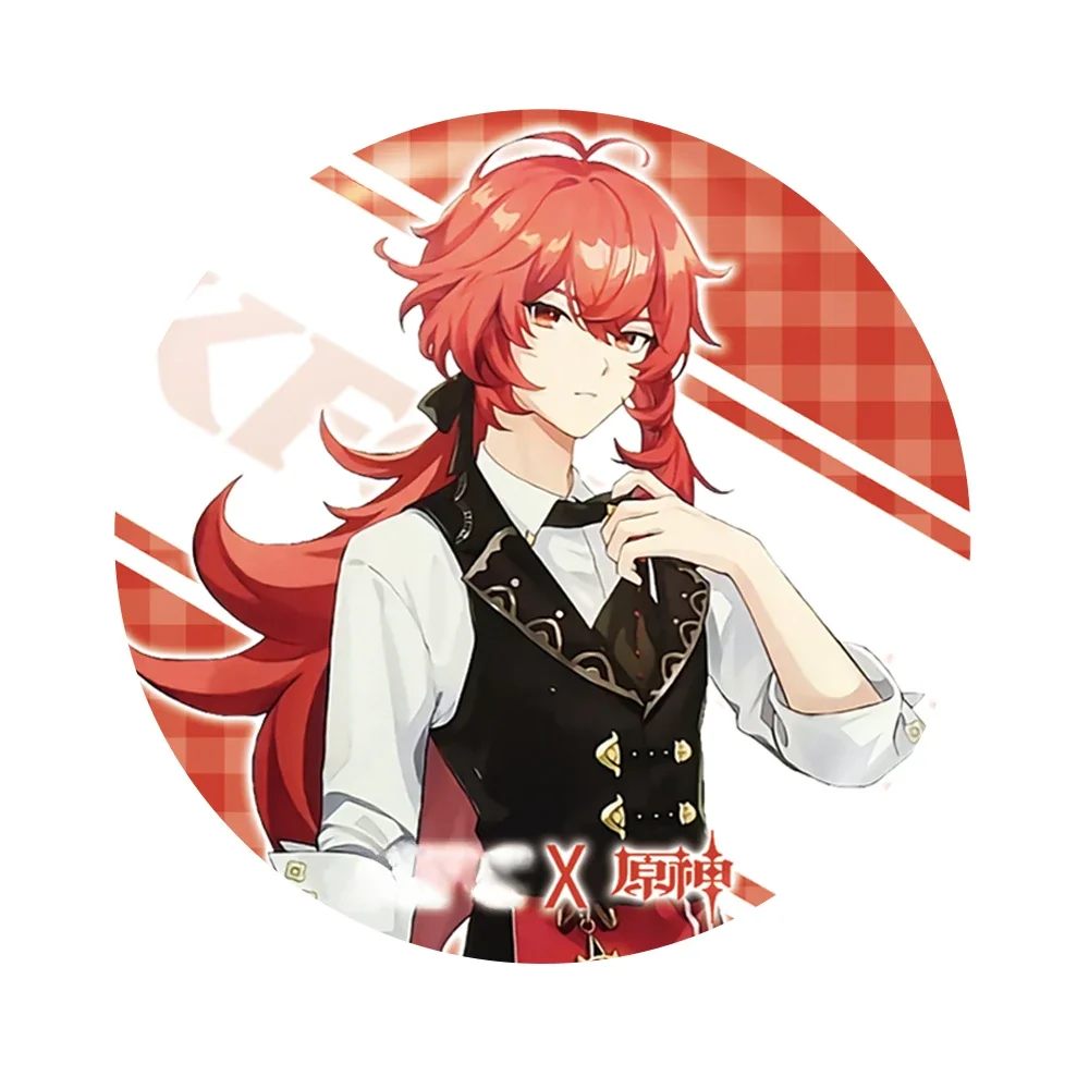 Anime Genshin Impact Noelle Encer Ragnvindr Cosplay Kartun Tanda Berdiri Akrilik Figur Berdiri Ornamen Desktop Hadiah Penggemar Maskot