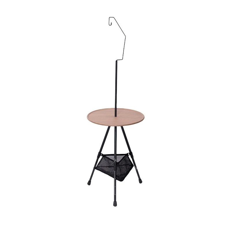 Folding small round table, aluminum alloy dining table, household small apartment dining table, outdoor stall table