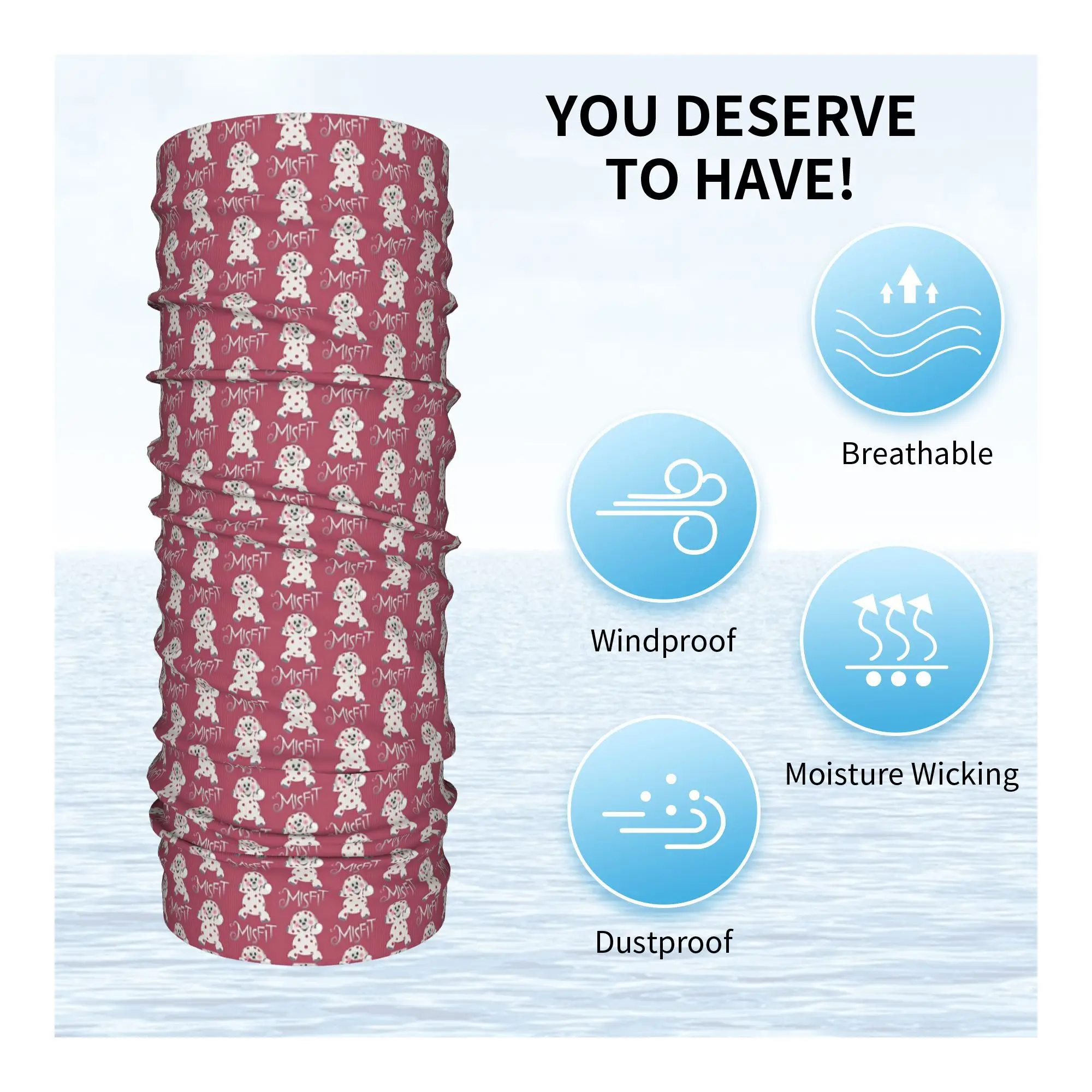 غير أسوياء مرقطة الفيل باندانا الرقبة الجراب قناع مطبوع وشاح متعدد الاستخدام أغطية الرأس الرياضة في الهواء الطلق للجنسين الكبار يندبروف