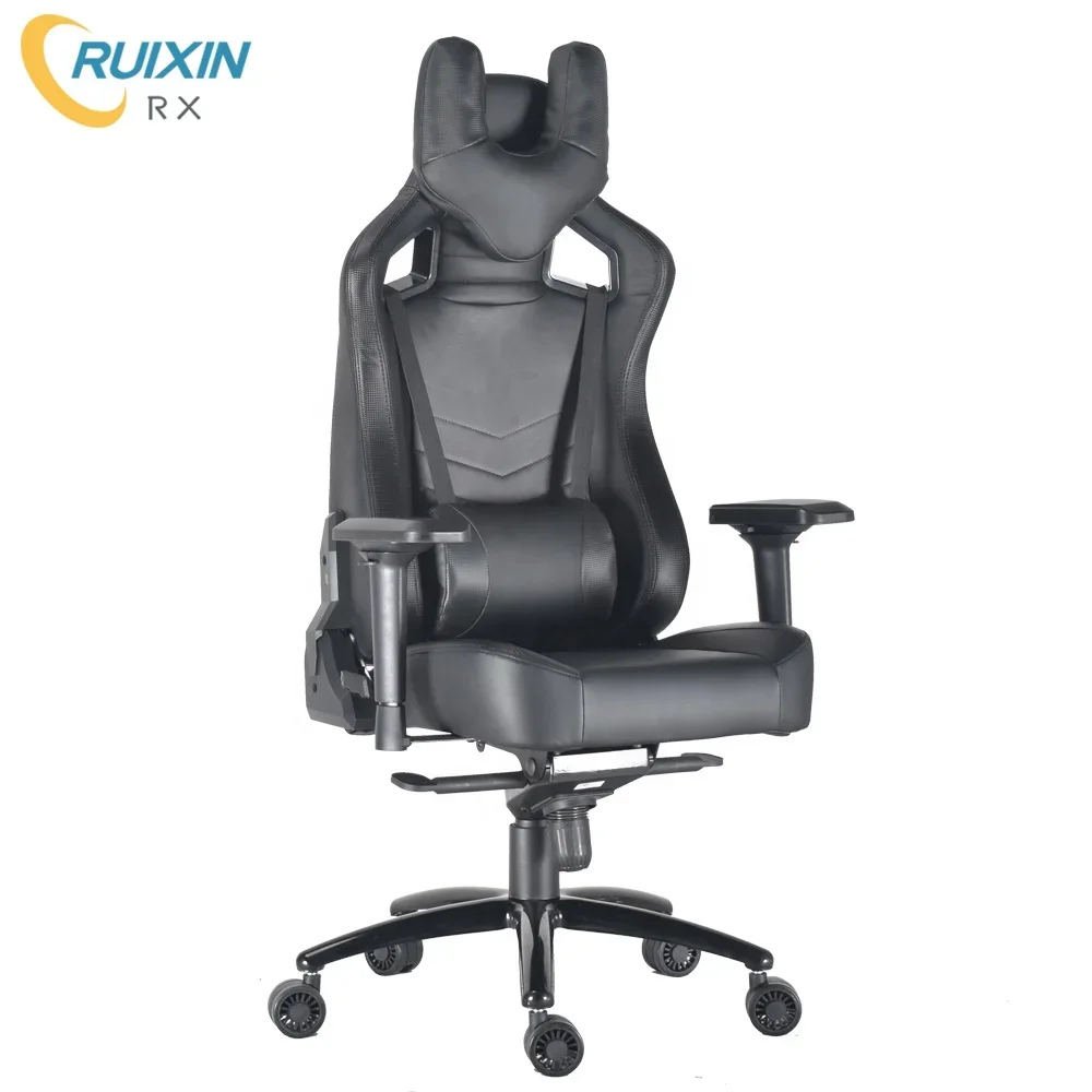 office chair gaming with back and neck support e-sports chair black desk chair