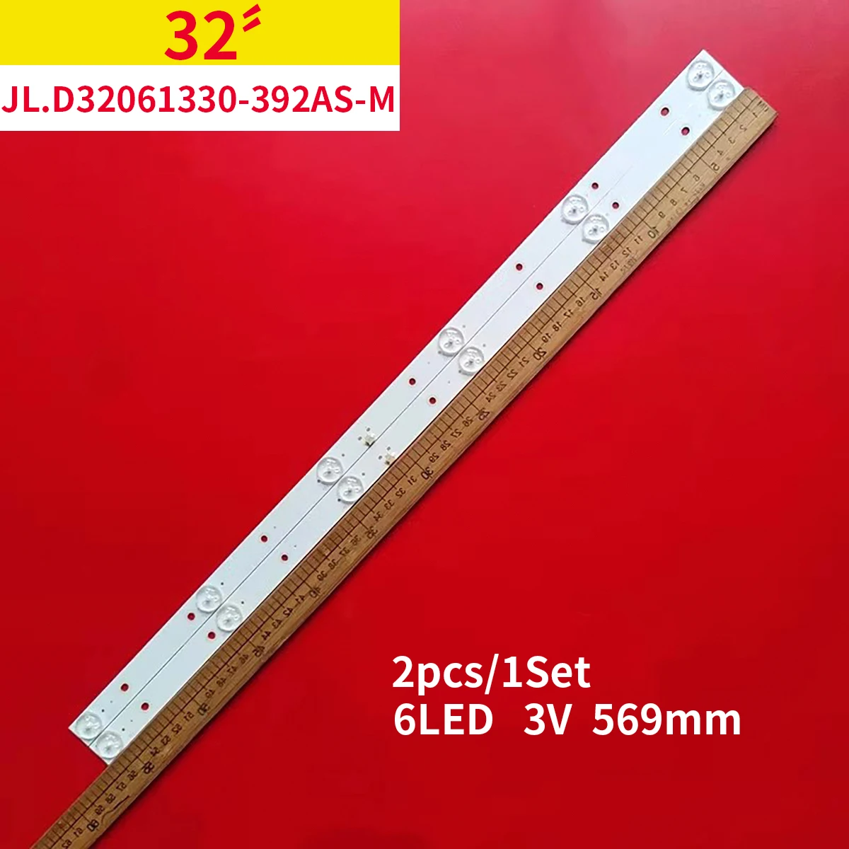 LED-Hintergrundbeleuchtungsstreifen für 32-Zoll-Fernseher Kb32s2000sa JL.D 32061330 -392AS-M_V01 001HS LC320EUJ D320-26 K3201S HC-F311 JL.D 32061330 -001HS-M