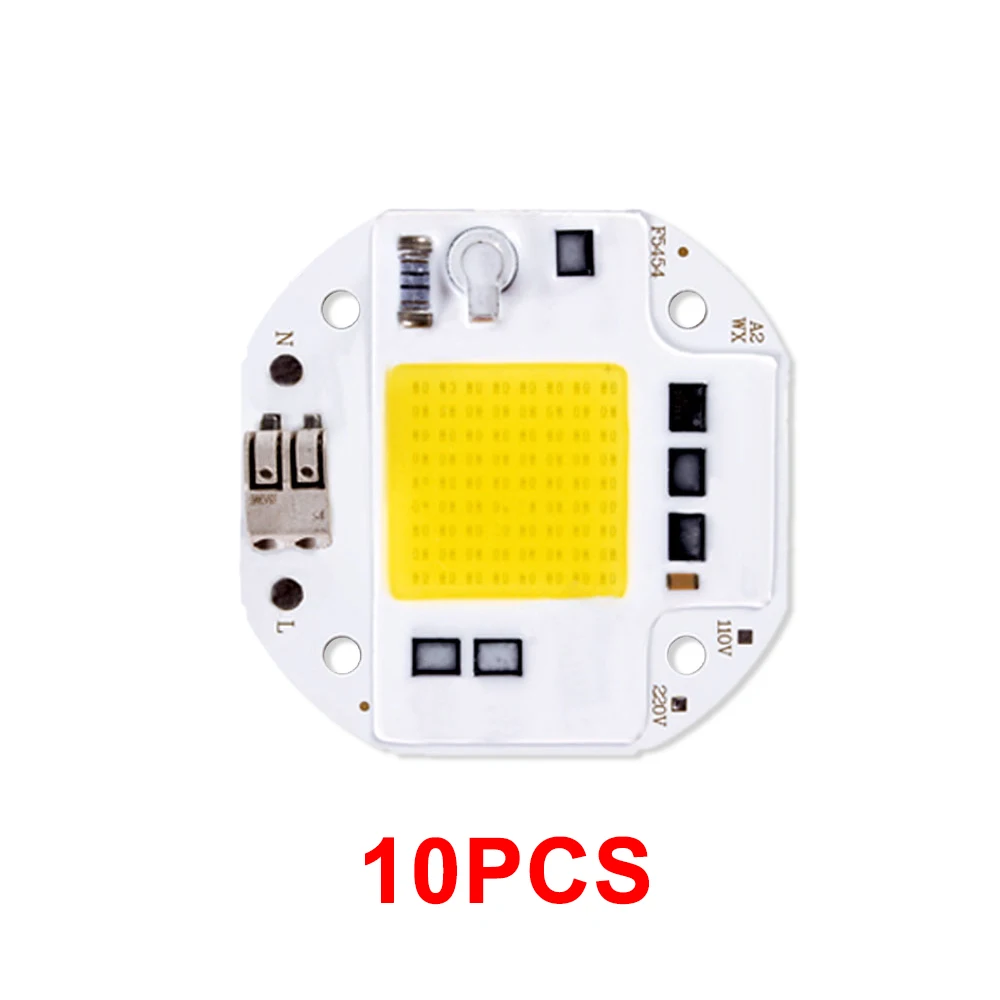 

10PCS 50W 70W 100W COB LED Chip 220V LED COB Chip Welding Free Diode for Spotlight Floodlight No Need Driver Wtih Plant light