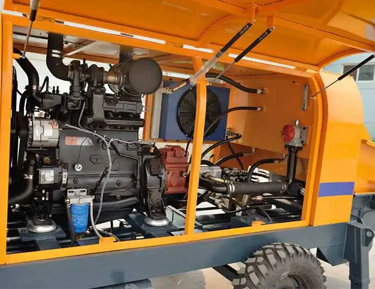 Reliable 40 Cubic Meter  diesel Motor Mobile Malaysia Concrete Pump