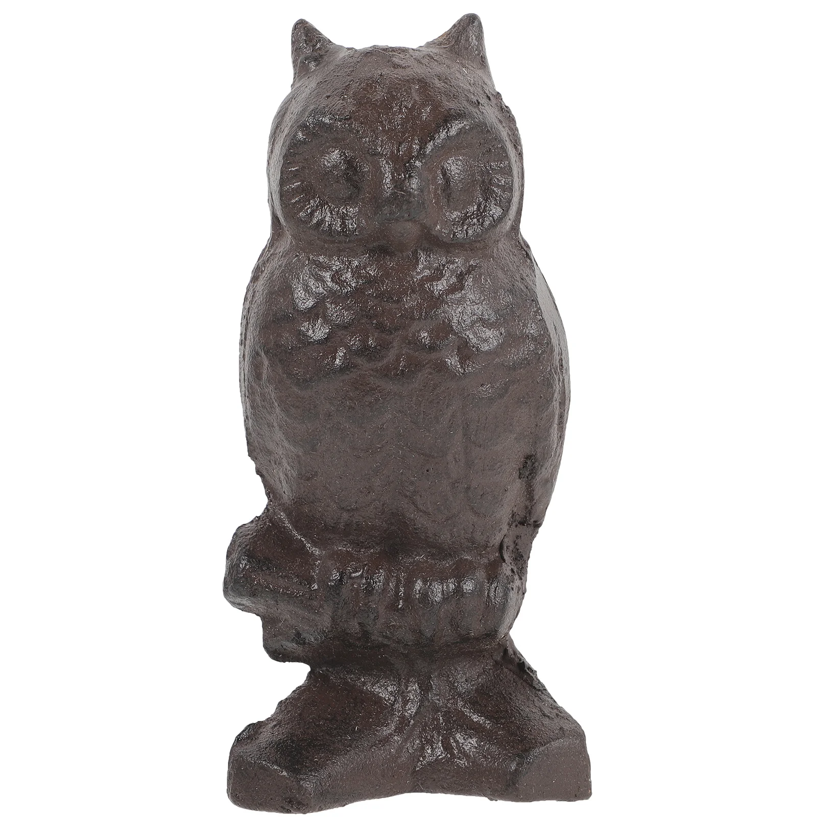 

Small Iron Owl Statue Decorative Owl Sculpture for Home Garden Yard Outdoor Wall Decorations Fence Metal Garden Art Ornament