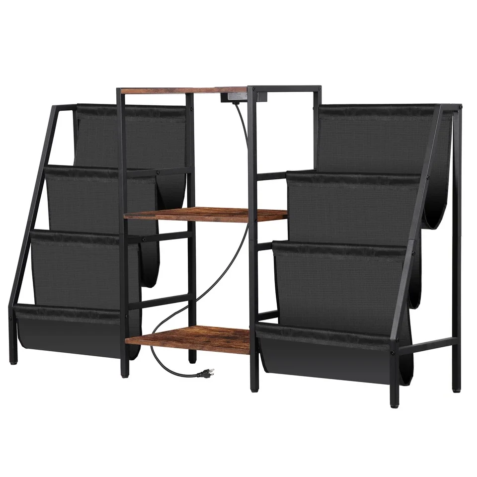 Stylish Vinyl Record Stand, Record Player Holder & LP Storage Display for Living Room