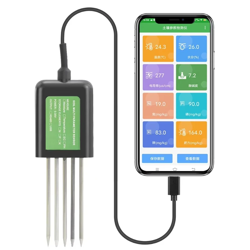 Soil Npk Sensor Usb… - image