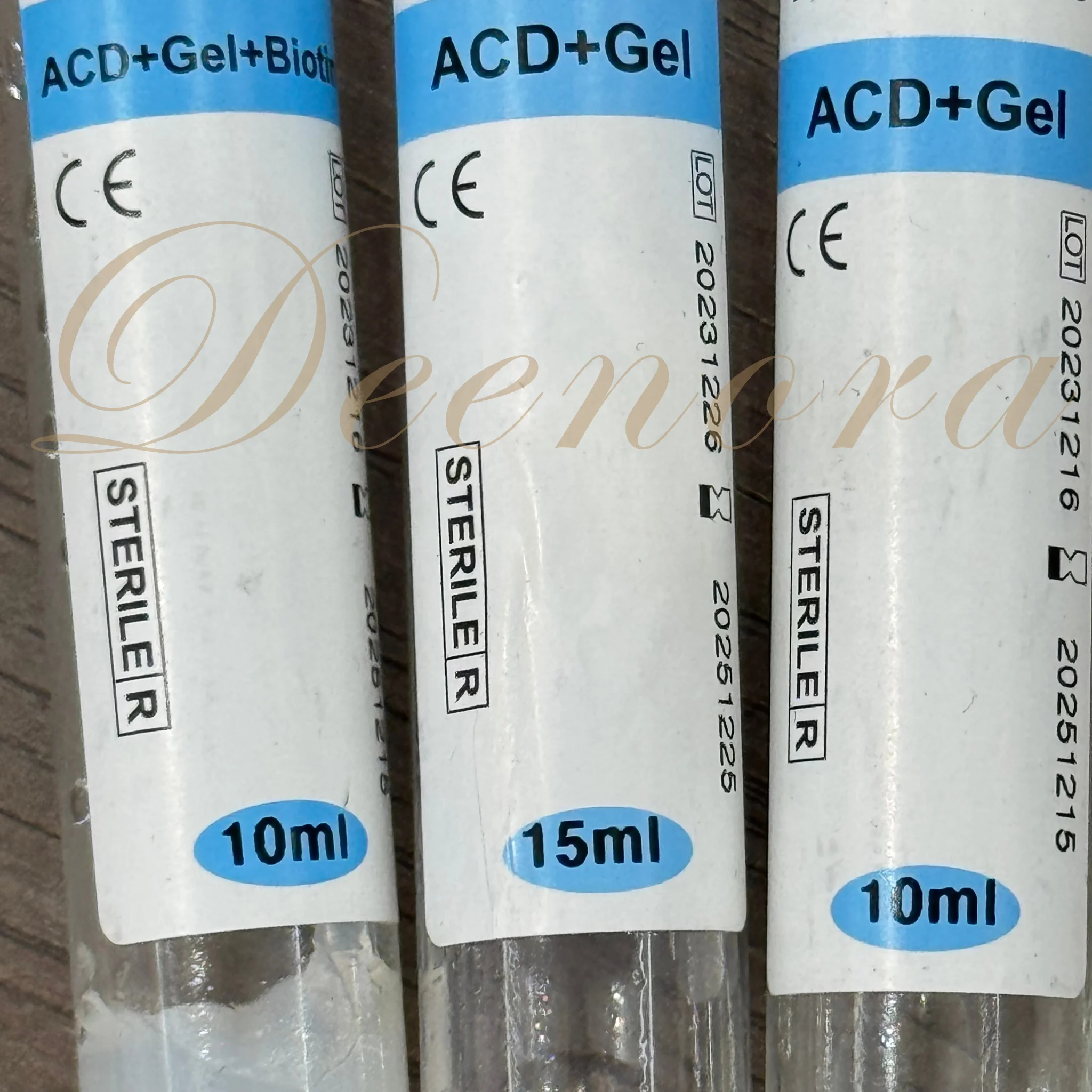 5/10/20PCS Sterile Vacuum ACD GEL Tube Sample Container Single Packaged 8ML 10ML 12ML 15ML