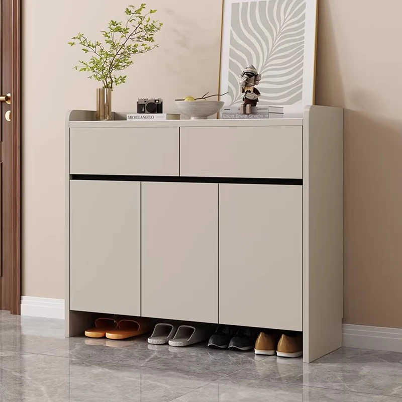 

Display Organizer Shoe Cabinet Living Room College Dorm Essentials Storage Metal Box Shoe Shelf Designer Muebles Home Furniture