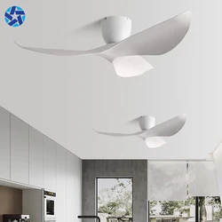 38 52 60 Inch Ceiling Fan 3 Blades Vintage Industrial ABS Ventilator No Light Remote Control for Home Office Cafe Decoration