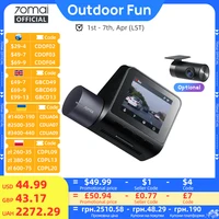 70mai Dash Cam A410 Delantero 1440P Trasero 1080P Coche DVR Actualizado Ver. de 70mai A400 Grabadora para automóvil Modo de estacionamiento 24H Soporte Máximo 256 GB