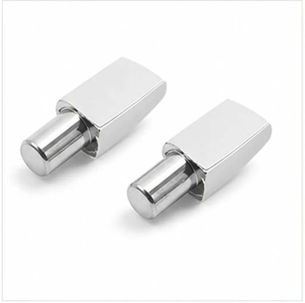 60Pcs Shelf Holder Pegs Heavy Duty Metal Spoon Shape Nickel Plated Cabinet Kitchen Cupboard Bookshelf Shelving Metal Pegs