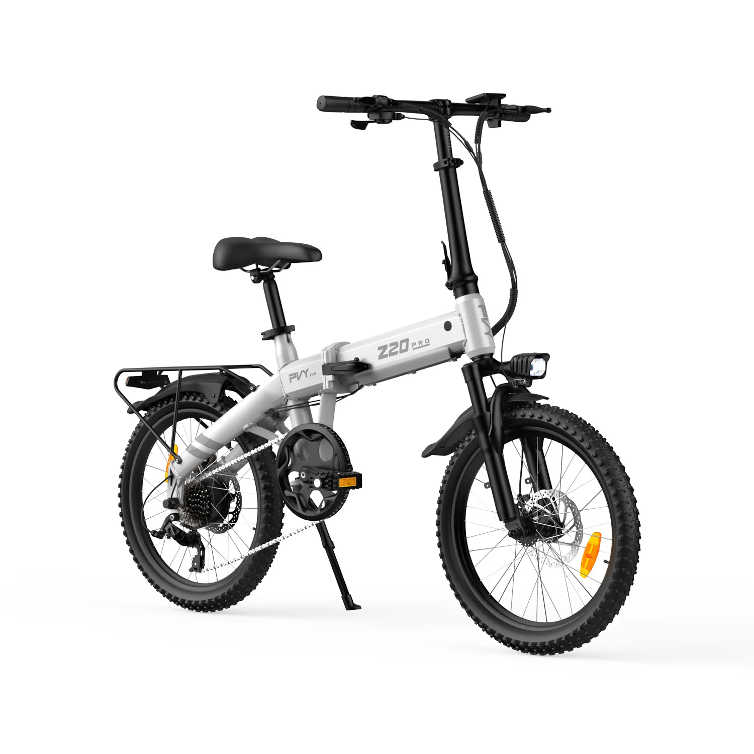 PVY Z20 PRO EVO 20" Elektrische Fiets voor Stedelijk Verkeer, Slimme APP Koppelsensor Vouw E-bike, 100 km Bereik, 36V 14.5Ah Batterij, 25 km/u Snelheid, 7 Versnellingen, Schijfremmen