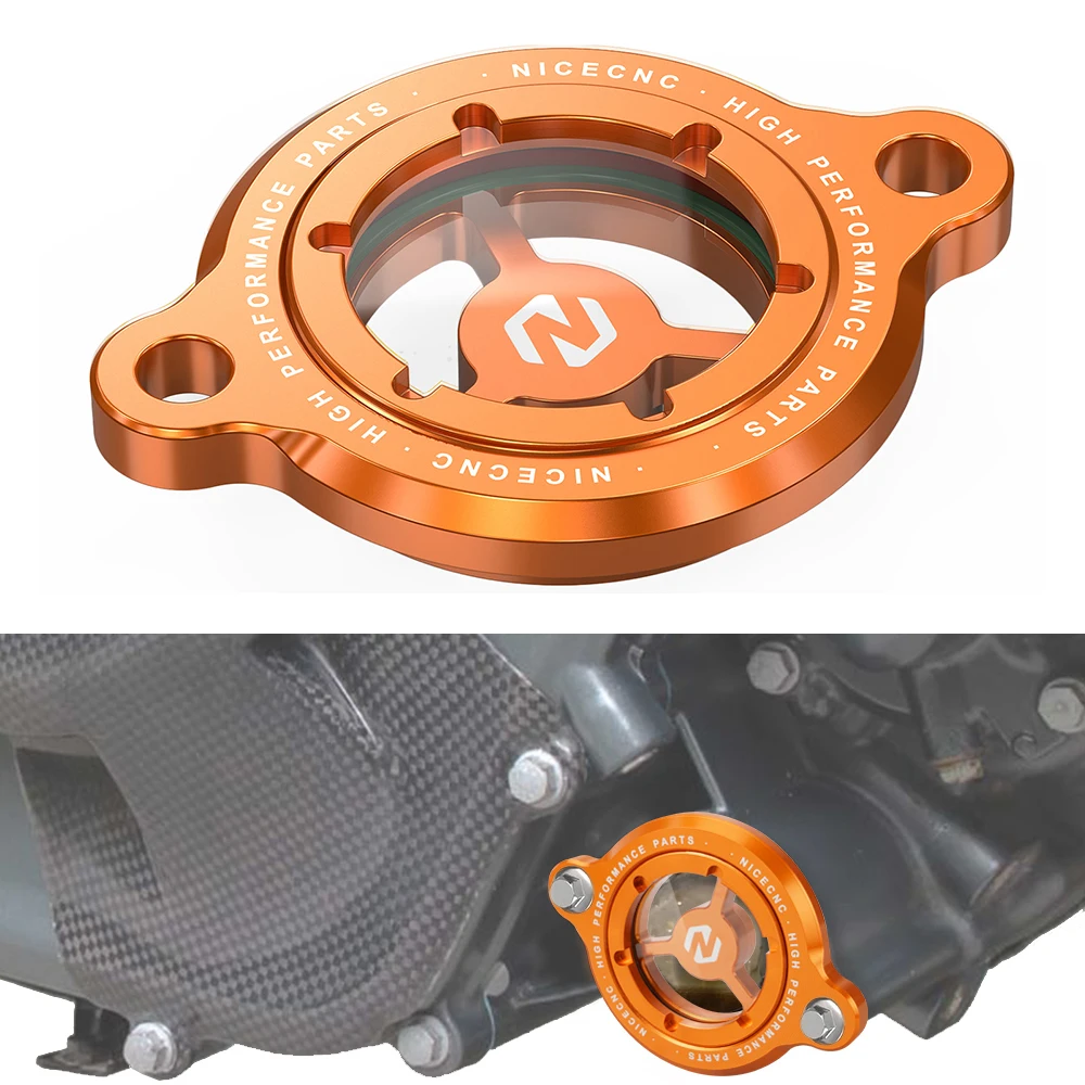

Clear Oil Filter Cap Cover for KTM 390 Adventure 2020-2023 390 Duke 125 200 250 Duke 16-23 250 ADV 21-23 RC125 RC200 RC390 17-23