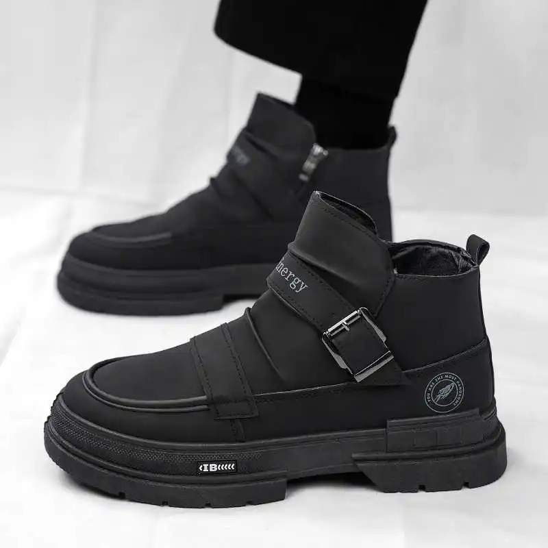 Slip Resistant High Cut White Dress Man Shoes Heels Vulcanized Man Shoes Elegant Shoes For Men Sneakers Sport Imported