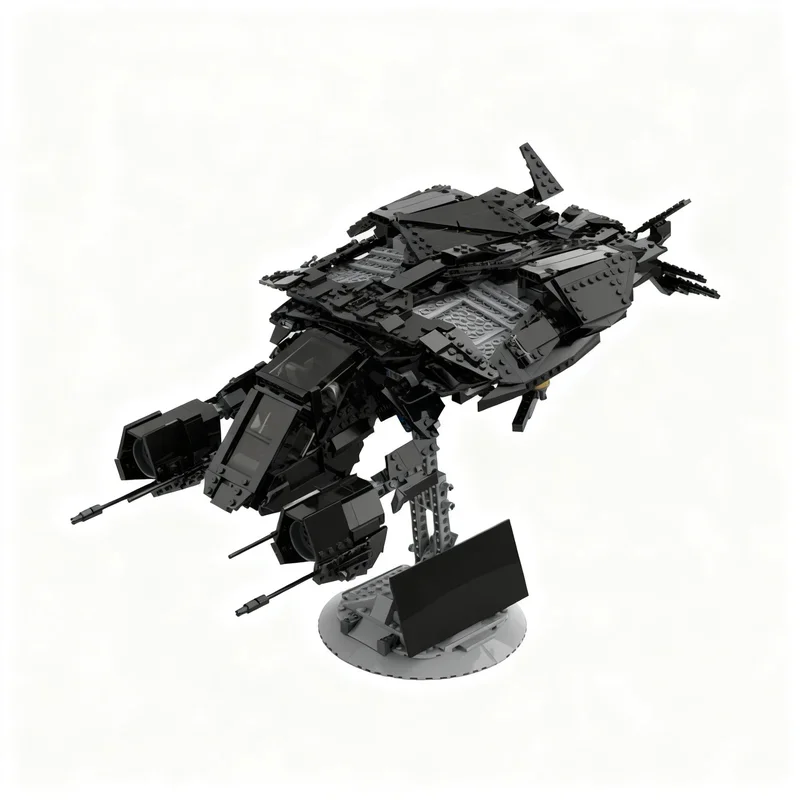 New 1029Pcs Hot Famous Bat Hero Movie Series Moc Knight Batwing Model Building Blocks Diy Creative Ideas Toys Birthday Gifts view 2