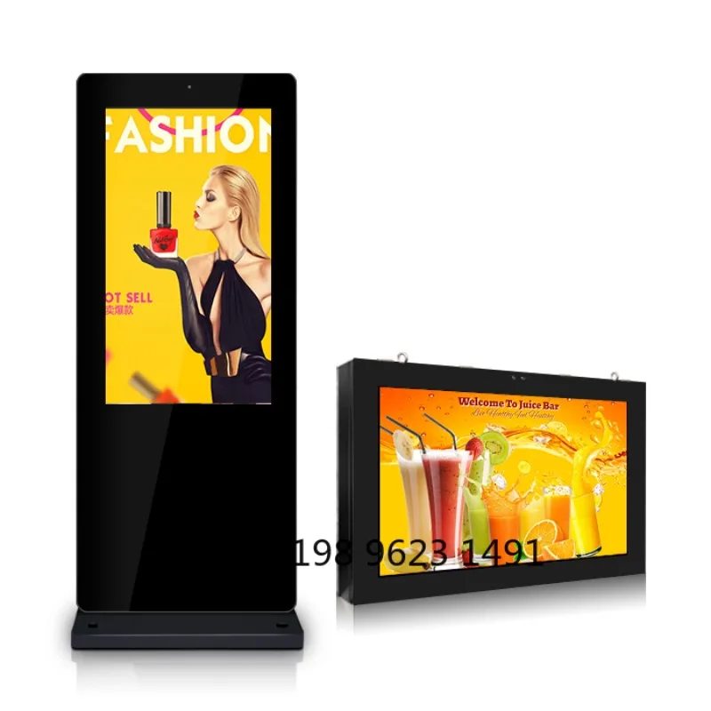 

42 55 65 75 85 100 Inch Outdoor LCD Digital Signage Waterproof High Brightness Advertising Display Screen
