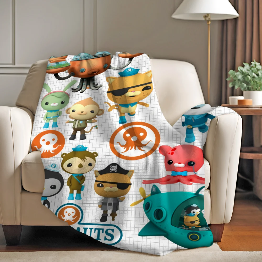 بطانية كرتونية O-Octonauts-S ناعمة وصديقة للبشرة لسرير الأريكة ومفرش سرير مناسب لجميع المواسم #3